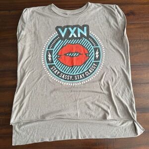 Women's Tan Muscle Tee